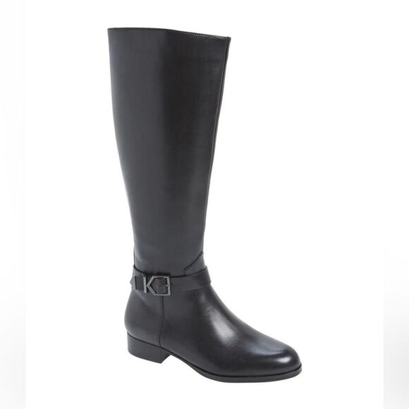 Via Spiga Philippa Tall Leather Riding Boots Wide Calf Size